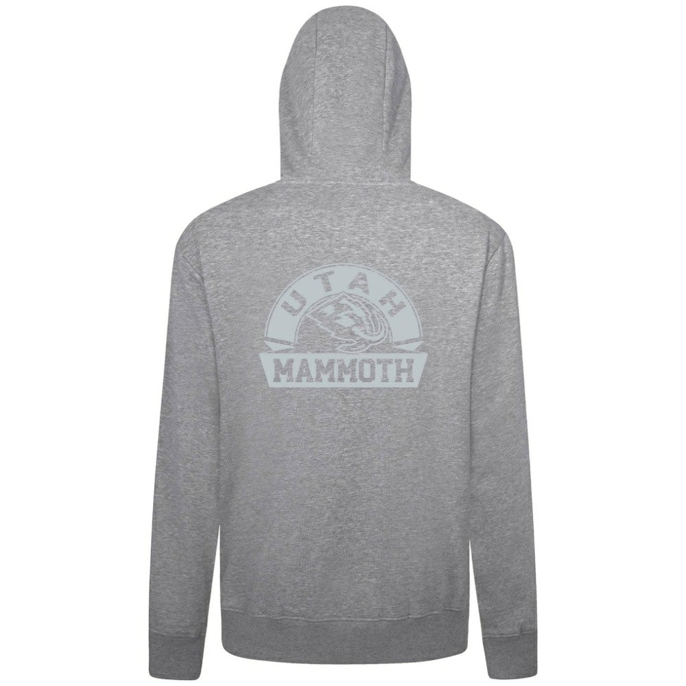 Utah Mammoth - Levelwear Podium Chenille Logo Full-Zip Hoodie Gray