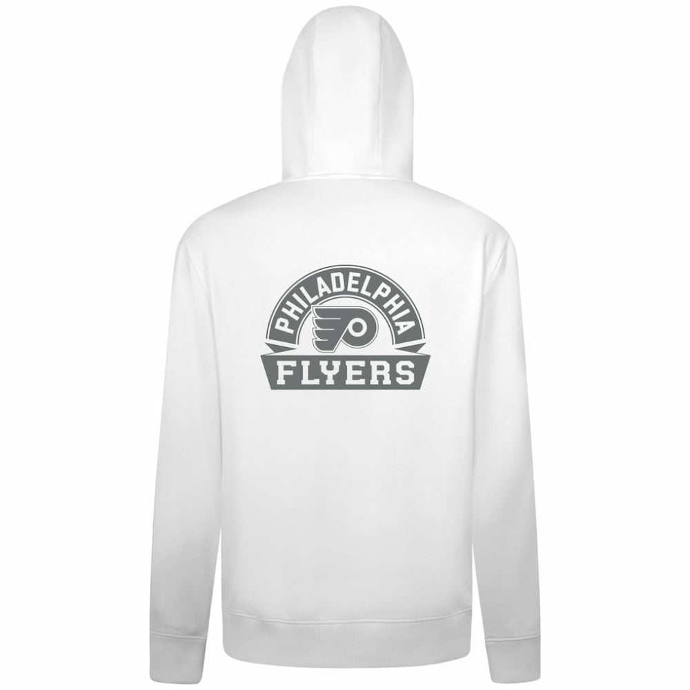 Philadelphia Flyers - Levelwear Podium Chenille Logo Full-Zip Hoodie White