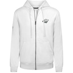 Minnesota Wild - Levelwear Podium Chenille Logo Full-Zip Hoodie White