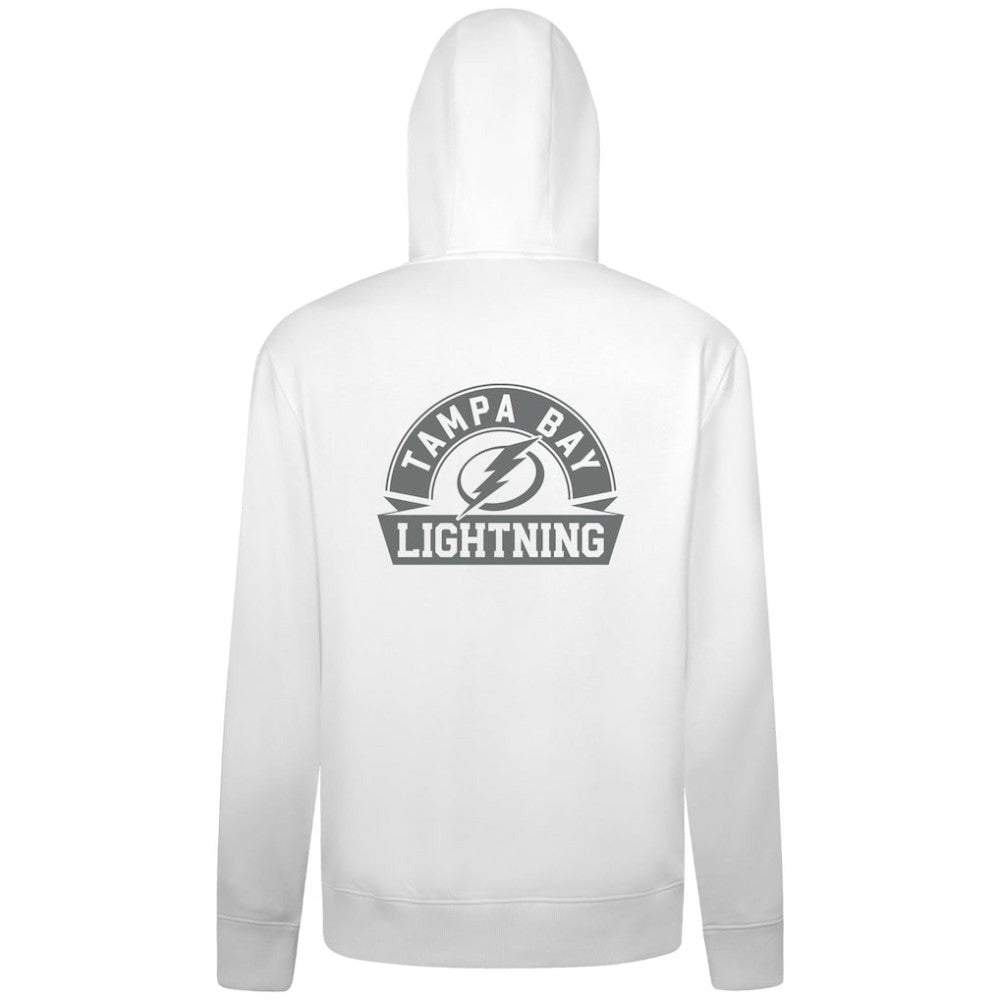 Tampa Bay Lightning - Levelwear Podium Chenille Logo Full-Zip Hoodie White