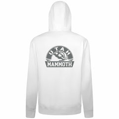 Utah Mammoth - Levelwear Podium Chenille Logo Full-Zip Hoodie White