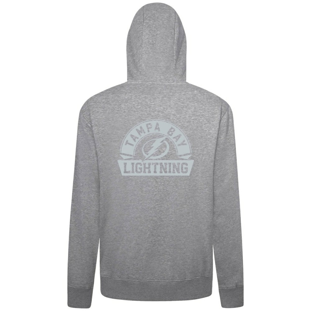 Tampa Bay Lightning - Levelwear Podium Chenille Logo Full-Zip Hoodie Gray