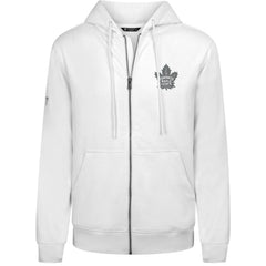Toronto Maple Leafs - Levelwear Podium Chenille Logo Full-Zip Hoodie White