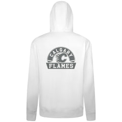 Calgary Flames - Levelwear Podium Chenille Logo Full-Zip Hoodie White