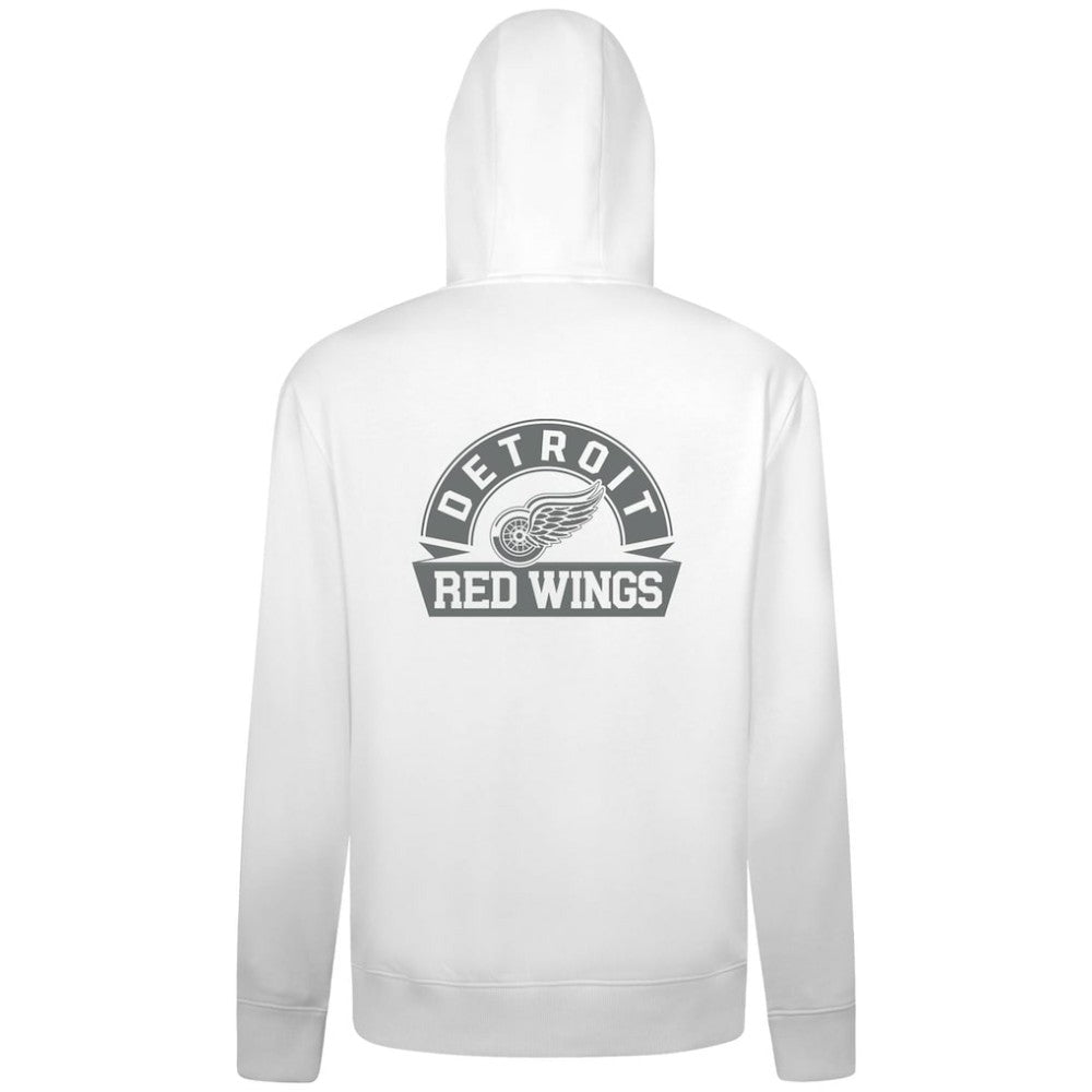 Detroit Red Wings - Levelwear Podium Chenille Logo Full-Zip Hoodie White
