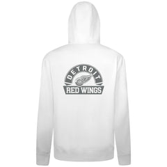 Detroit Red Wings - Levelwear Podium Chenille Logo Full-Zip Hoodie White