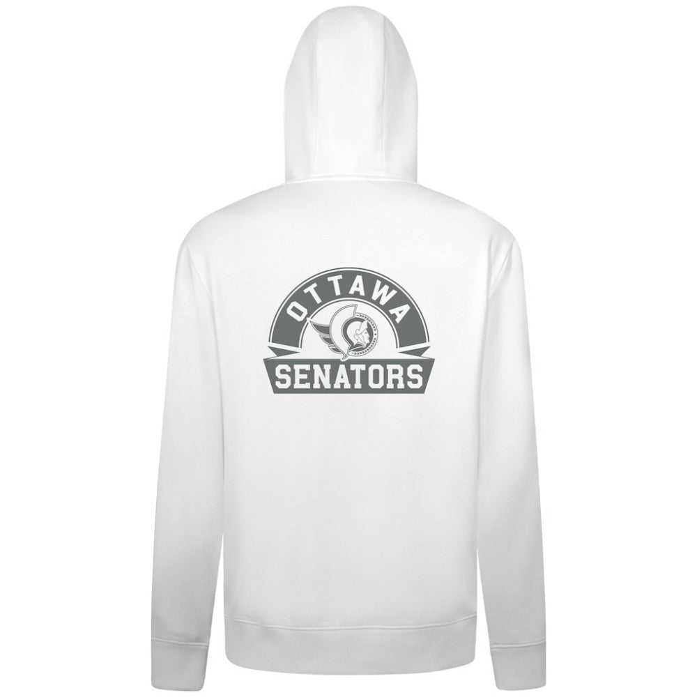 Ottawa Senators - Levelwear Podium Chenille Logo Full-Zip Hoodie White