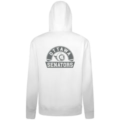 Ottawa Senators - Levelwear Podium Chenille Logo Full-Zip Hoodie White