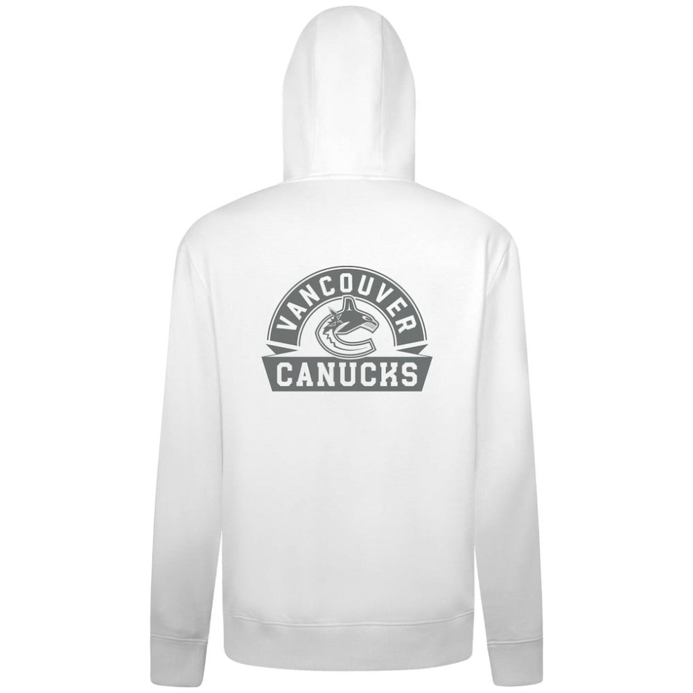 Vancouver Canucks - Levelwear Podium Chenille Logo Full-Zip Hoodie White