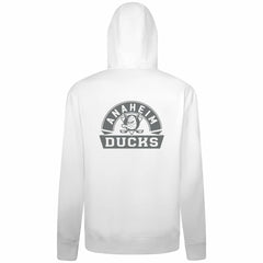 Anaheim Ducks - Levelwear Podium Banner Arch Full-Zip Hoodie White