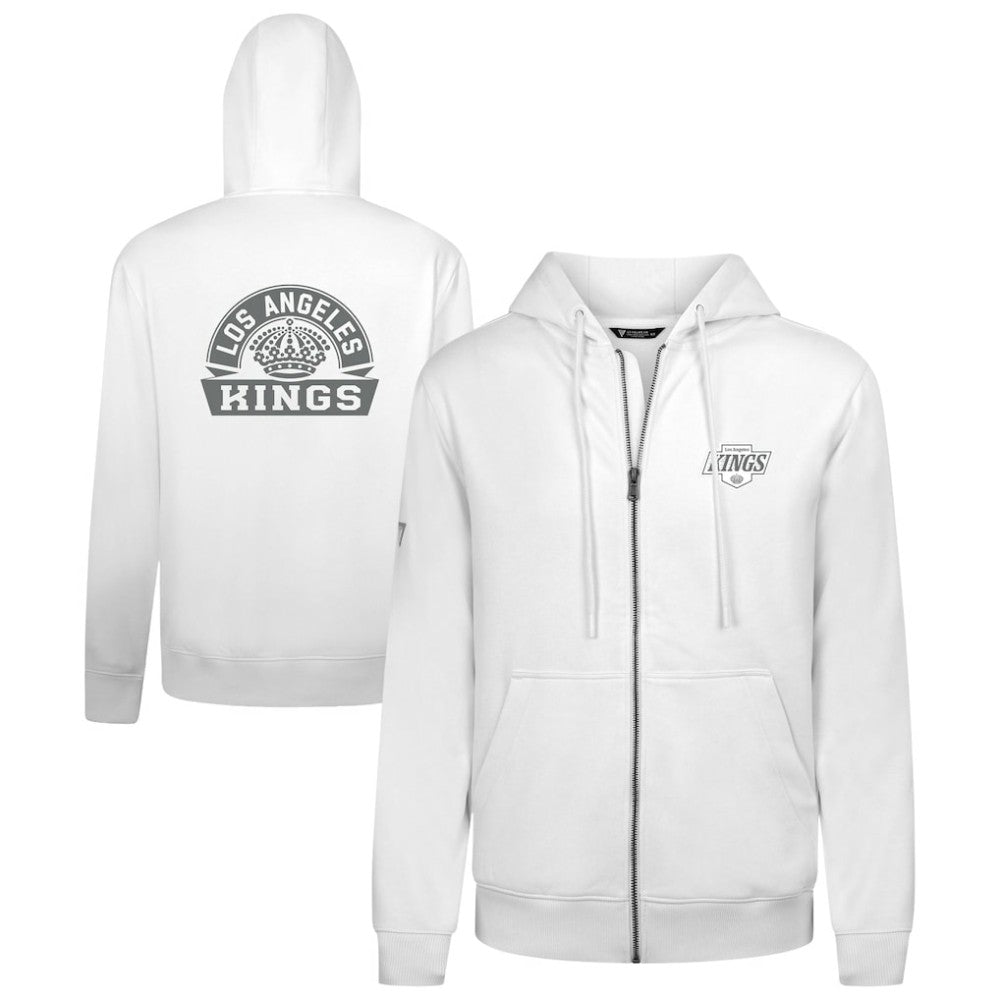 Los Angeles Kings - Levelwear Podium Banner Arch Full-Zip Hoodie White