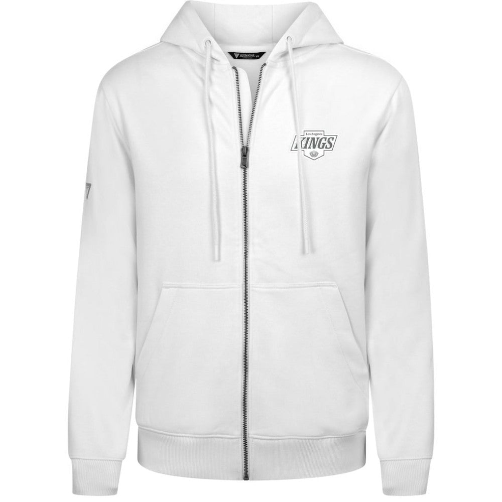 Los Angeles Kings - Levelwear Podium Banner Arch Full-Zip Hoodie White