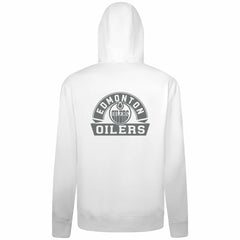 Edmonton Oilers - Levelwear Podium Banner Arch Full-Zip Hoodie White