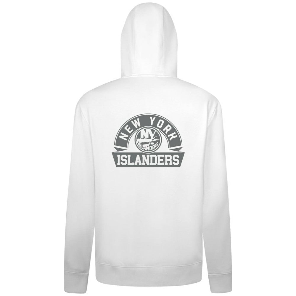 New York Islanders - Levelwear Podium Banner Arch Full-Zip Hoodie White
