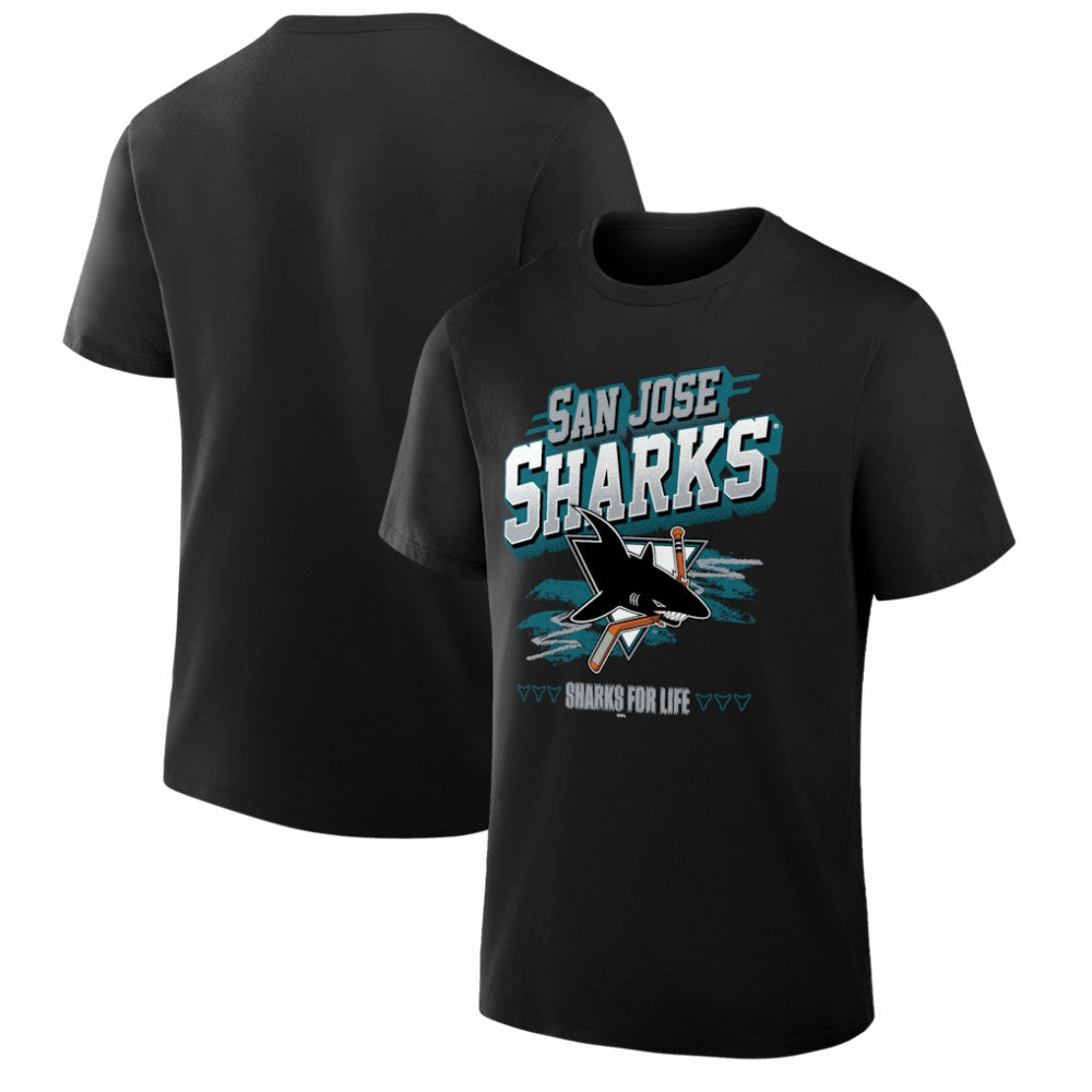 San Jose Sharks - Fanatics Legacy T-Shirt Black