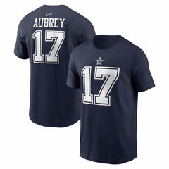 Brandon Aubrey Dallas Cowboys Name & Number T-Shirt Navy - Nike