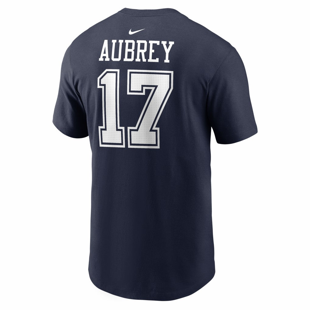 Brandon Aubrey Dallas Cowboys Name & Number T-Shirt Navy - Nike