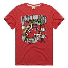 Atlanta Falcons x OutKast Homage Unisex You Betta Not Hide Tri-Blend T-Shirt Red - NFL