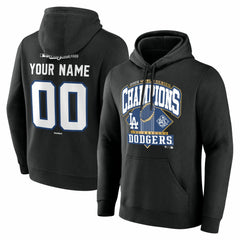 Los Angeles Dodgers 2025 World Series Champions Custom Name & Number Hoodie Online