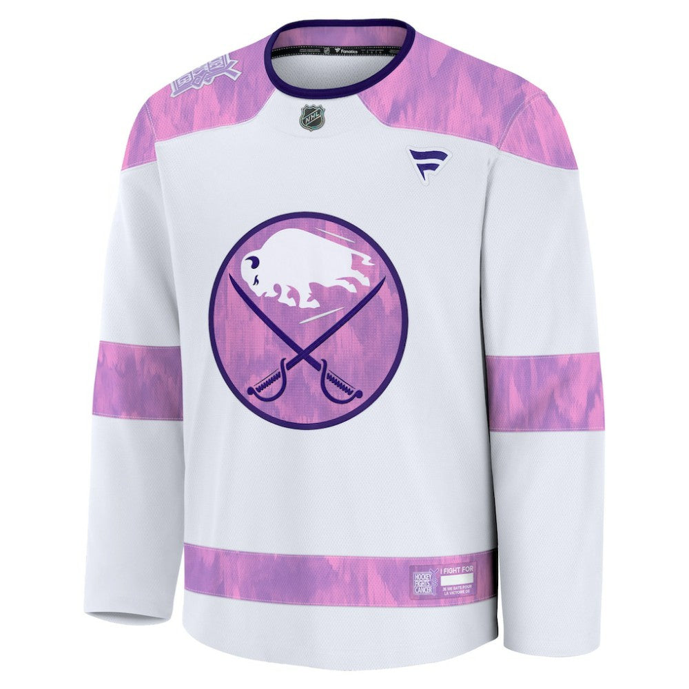 Buffalo Sabres - Fanatics Hockey Fights Cancer Survivor Practice Jersey White