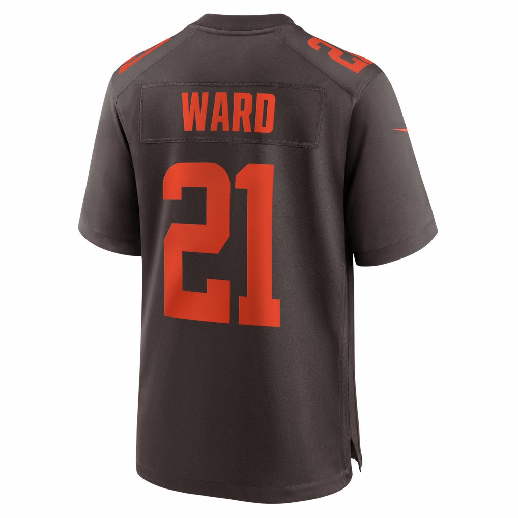 Denzel Ward Cleveland Browns Alpha Dawg Game Jersey Brown - Nike