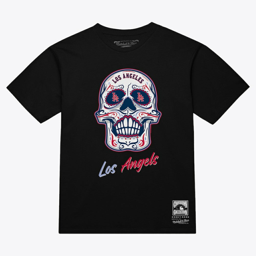 Los Angeles Angels Mitchell & Ness Women's Sugar Skull Boxy T-Shirt discount