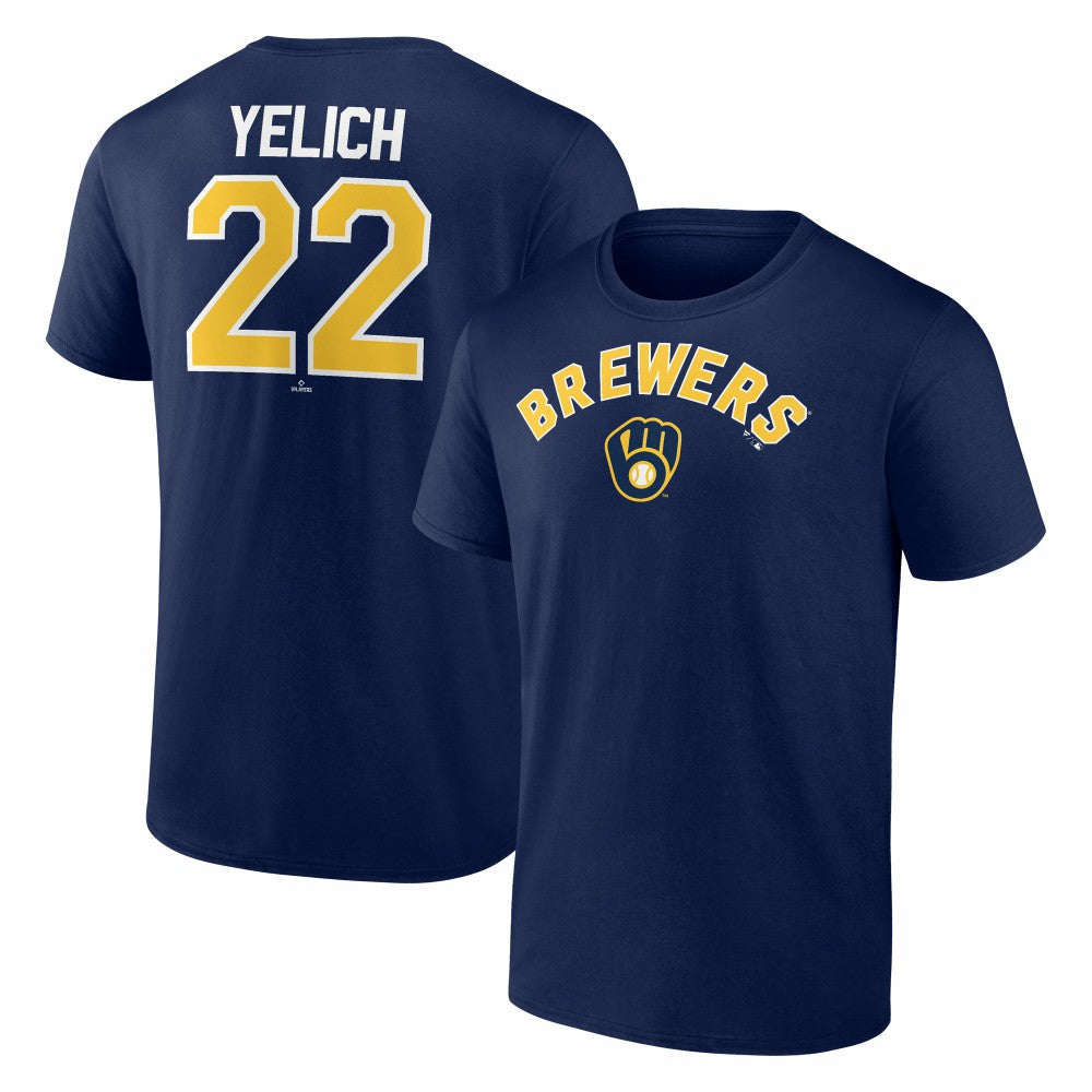 Christian Yelich Milwaukee Brewers Winning Streak Name & Number T-Shirt Clearance