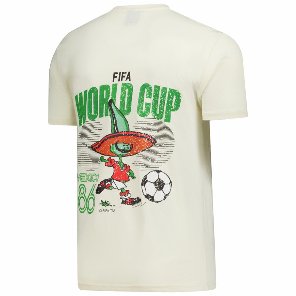 Mexico National Team Peace Collective Unisex FIFA World Cup Mexico 1986 Heavyweight T-Shirts - Cream