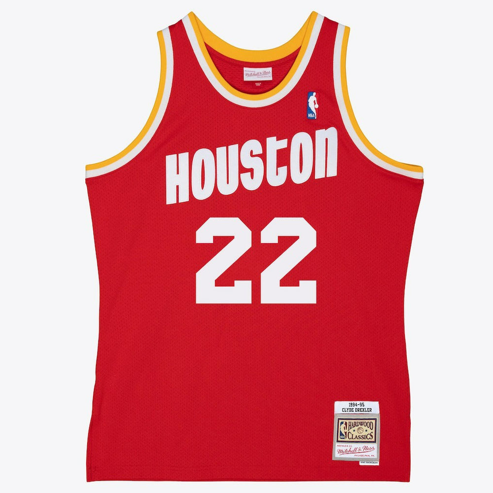 Mitchell & Ness - Clyde Drexler Houston Rockets 1994/95 Swingman Jersey - Red