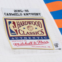 Mitchell & Ness - Carmelo Anthony New York Knicks 2015-16 Hardwood Classics Authentic Jersey - White