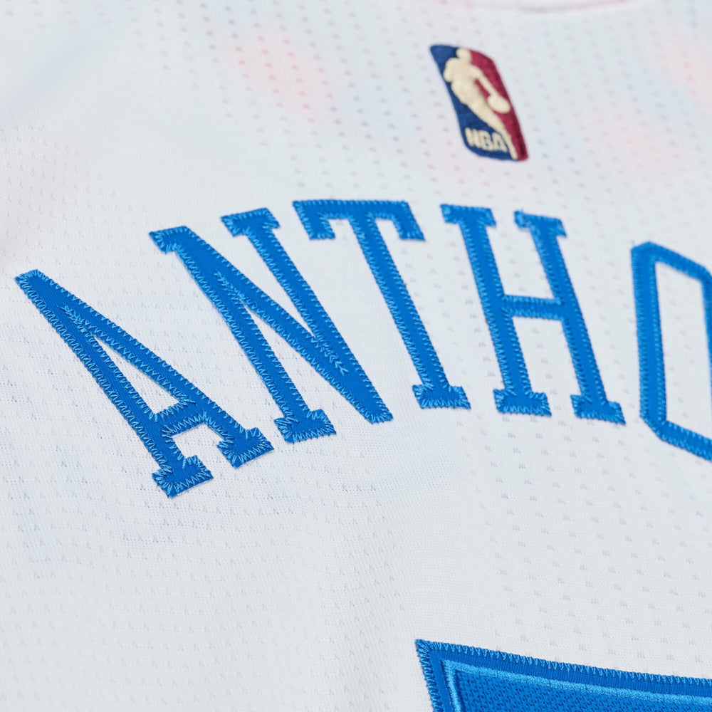 Mitchell & Ness - Carmelo Anthony New York Knicks 2015-16 Hardwood Classics Authentic Jersey - White
