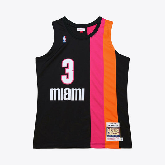 Dwyane Wade Miami Heat 2005-06 Hardwood Classics Authentic Jersey - Black | NBA Jerseys