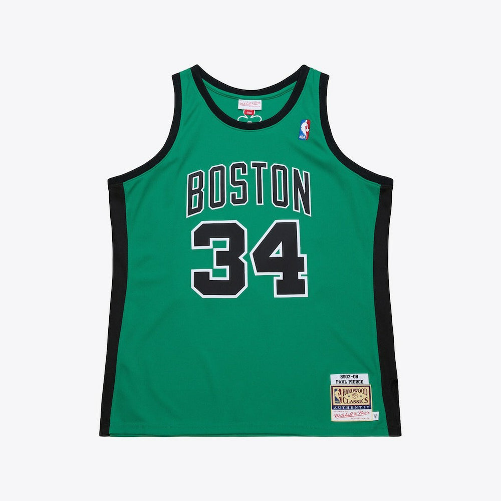 Mitchell & Ness - Paul Pierce Boston Celtics 2007-08 Hardwood Classics Authentic Jersey - Kelly Green