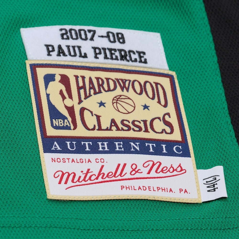 Mitchell & Ness - Paul Pierce Boston Celtics 2007-08 Hardwood Classics Authentic Jersey - Kelly Green