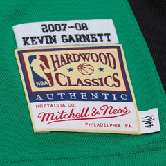 Mitchell & Ness - Kevin Garnett Boston Celtics 2007-08 Hardwood Classics Authentic Jersey - Kelly Green