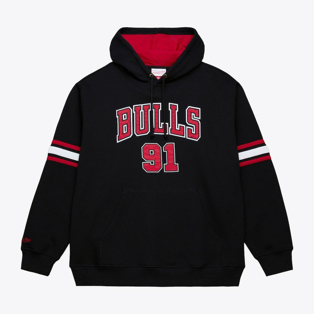 Mitchell & Ness - Dennis Rodman Chicago Bulls Name & Number Hoodie - Black