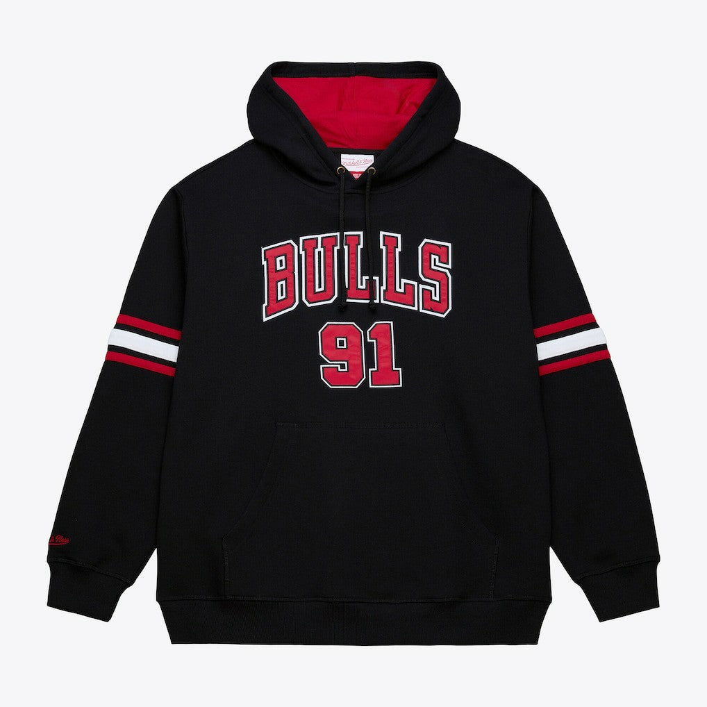 Mitchell & Ness - Dennis Rodman Chicago Bulls Name & Number Hoodie - Black