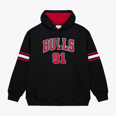 Mitchell & Ness - Dennis Rodman Chicago Bulls Name & Number Hoodie - Black