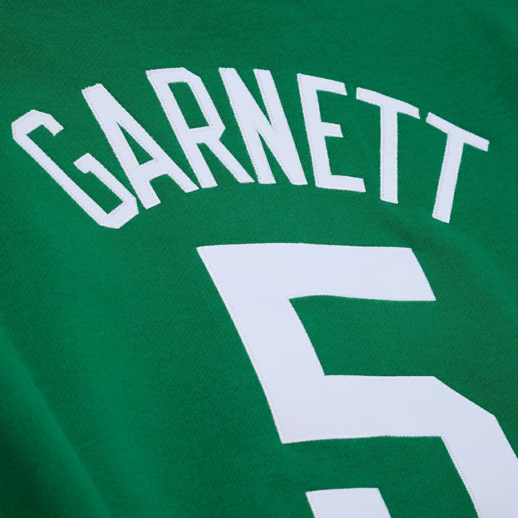 Mitchell & Ness - Kevin Garnett Boston Celtics Name & Number Hoodie - Kelly Green