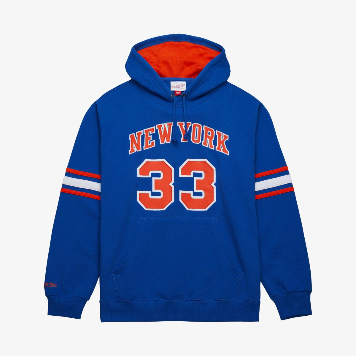 Mitchell & Ness - Patrick Ewing New York Knicks Name & Number Hoodie - Blue