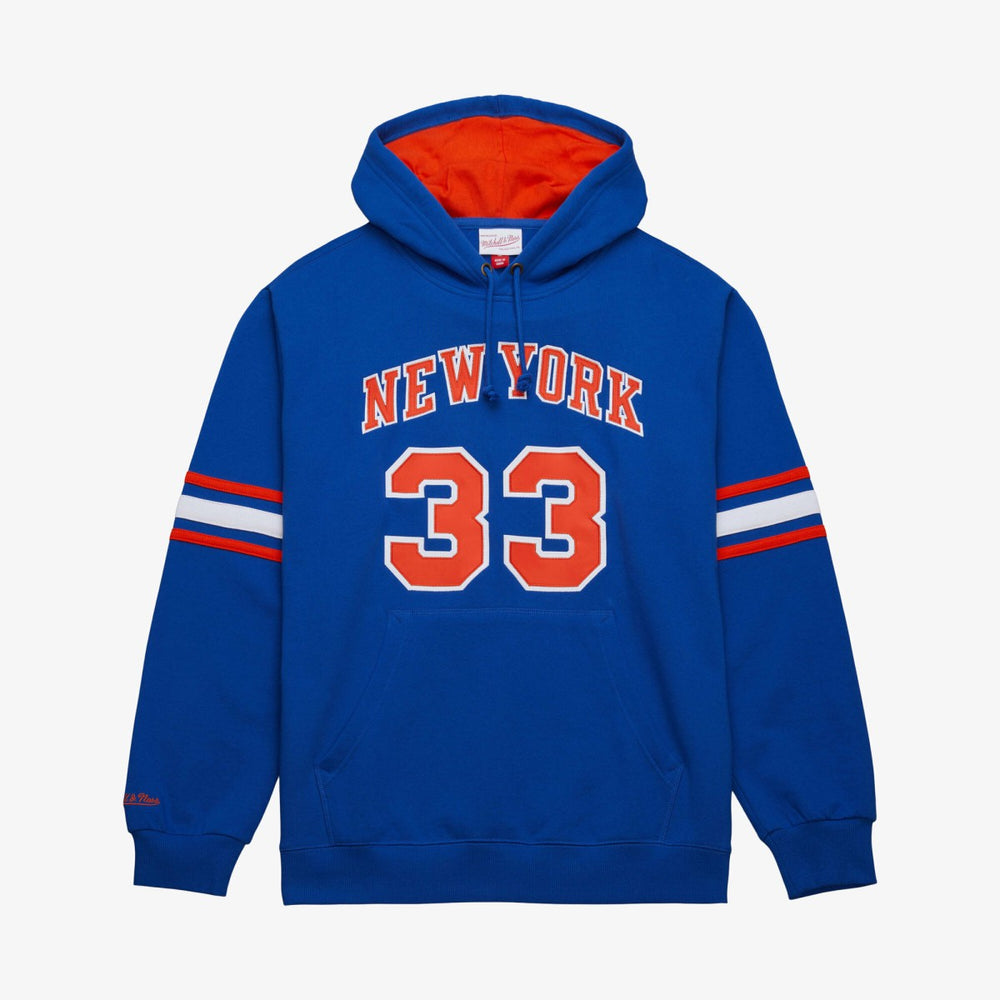 Mitchell & Ness - Patrick Ewing New York Knicks Name & Number Hoodie - Blue