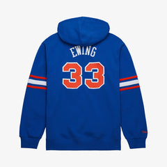Mitchell & Ness - Patrick Ewing New York Knicks Name & Number Hoodie - Blue