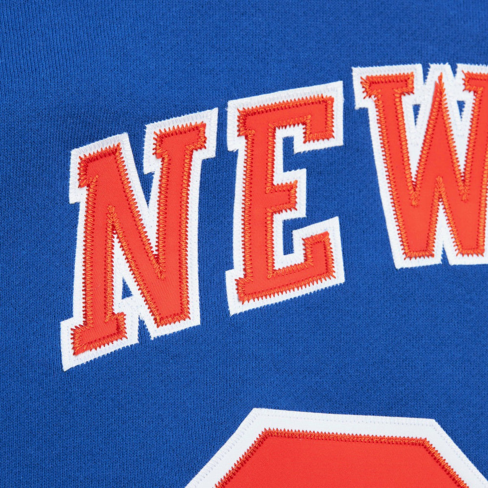 Mitchell & Ness - Patrick Ewing New York Knicks Name & Number Hoodie - Blue