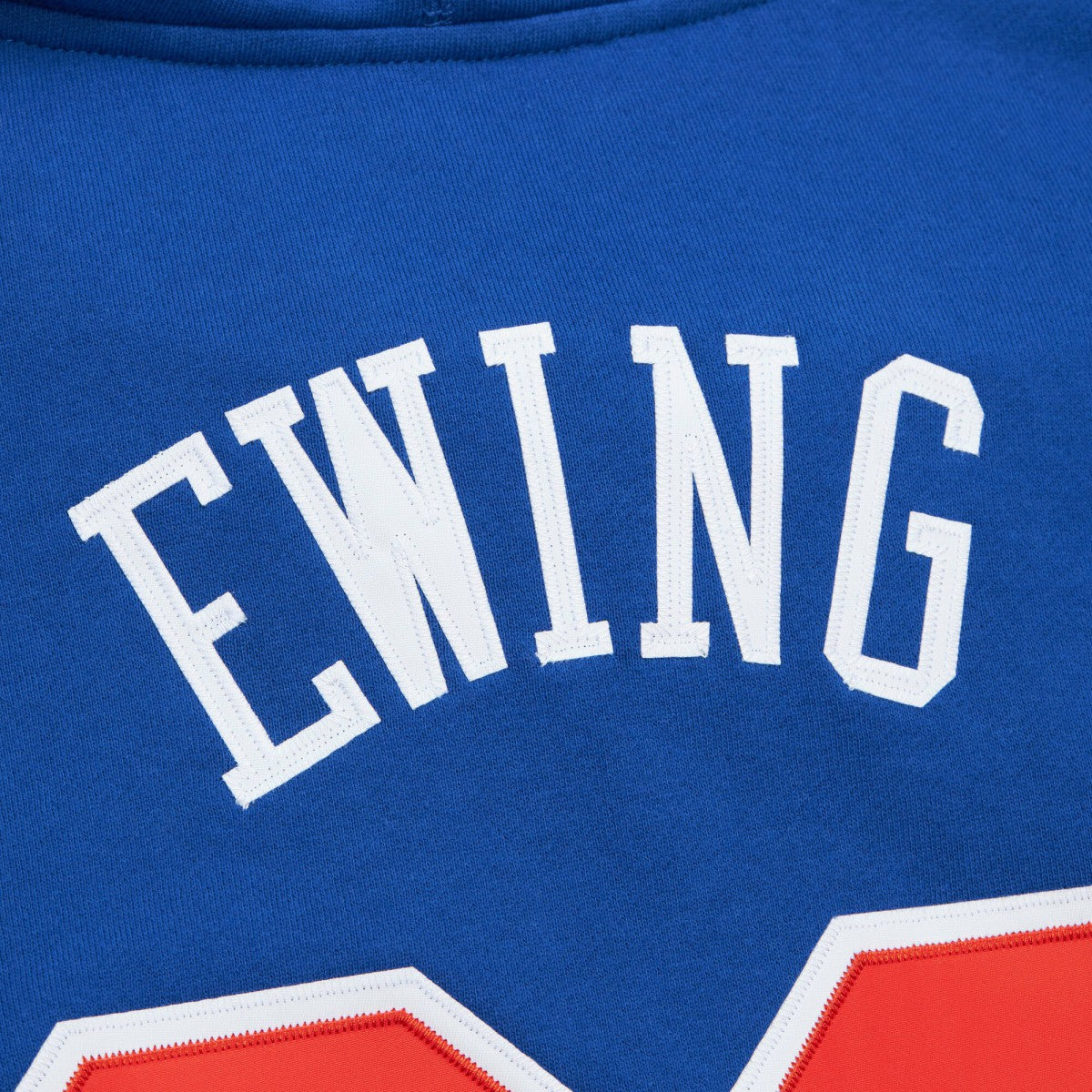Mitchell & Ness - Patrick Ewing New York Knicks Name & Number Hoodie - Blue