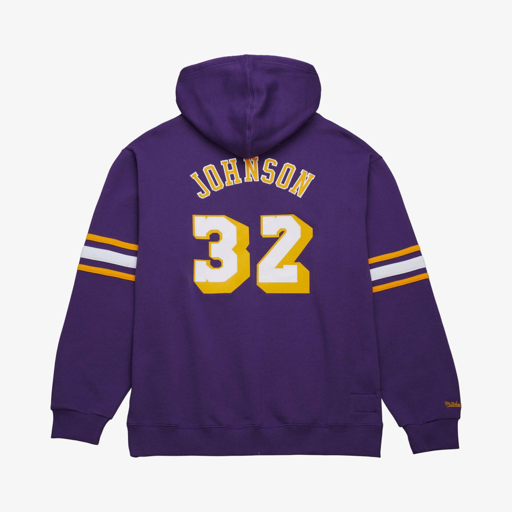 Mitchell & Ness - Magic Johnson Los Angeles Lakers Name & Number Hoodie - Purple