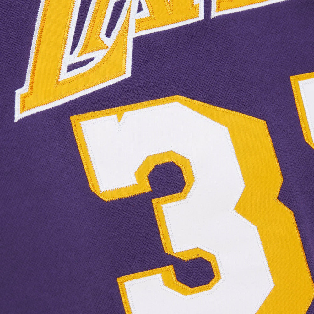 Mitchell & Ness - Magic Johnson Los Angeles Lakers Name & Number Hoodie - Purple