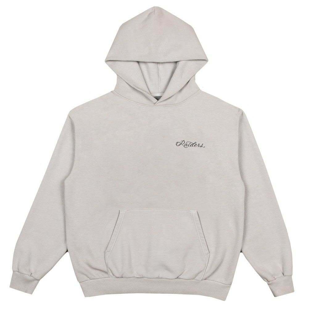 Las Vegas Raiders Born x Raised Unisex Fine Line Hoodie Silver - NFL