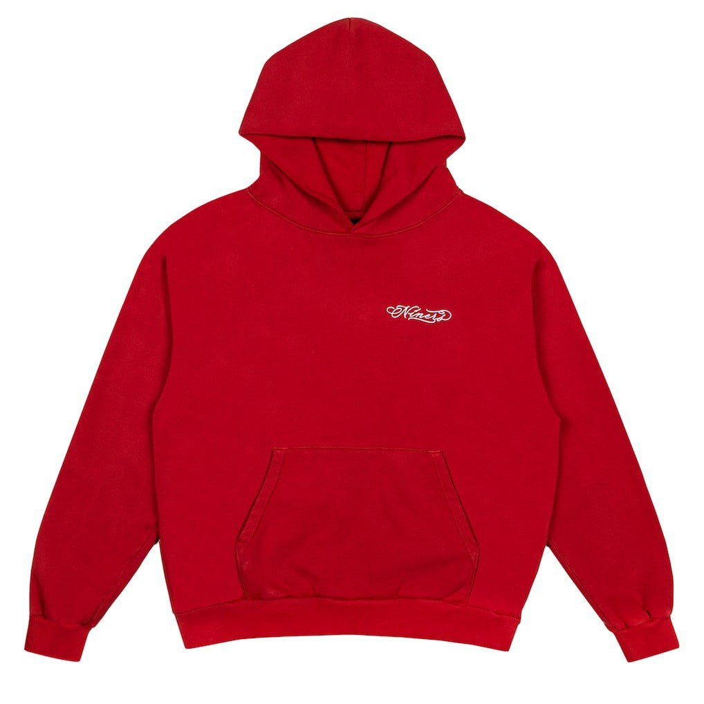 San Francisco 49ers Born x Raised Unisex Fine Line Hoodie Scarlet - NFL