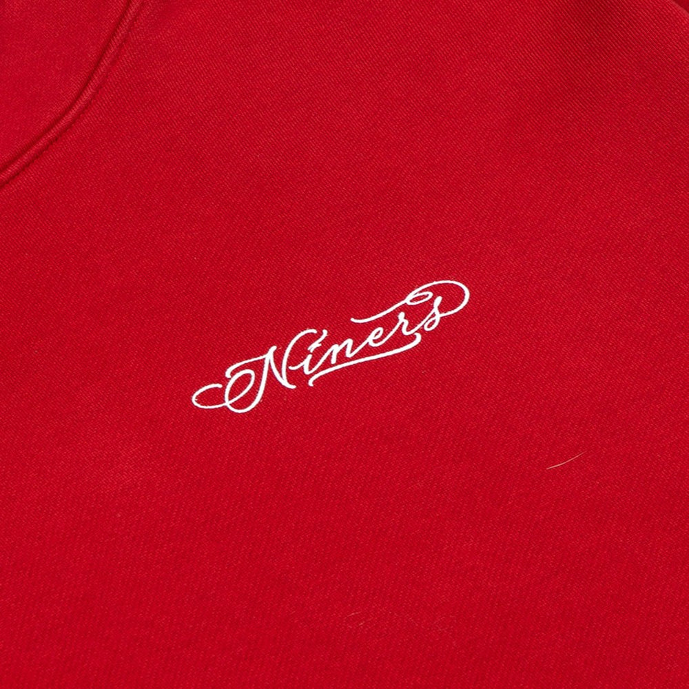 San Francisco 49ers Born x Raised Unisex Fine Line Hoodie Scarlet - NFL