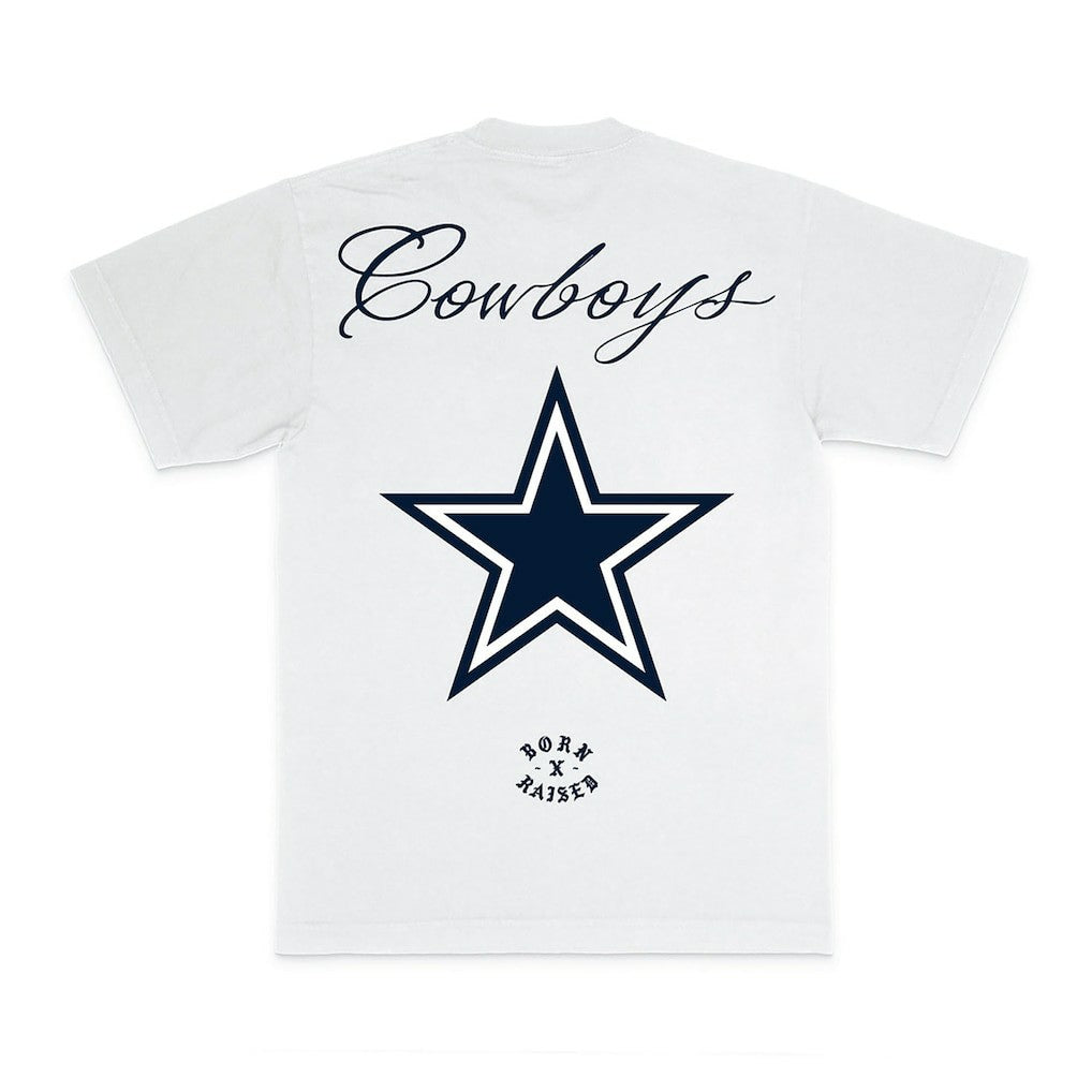 Dallas Cowboys Born x Raised Unisex Fine Line T-Shirt White - NFL